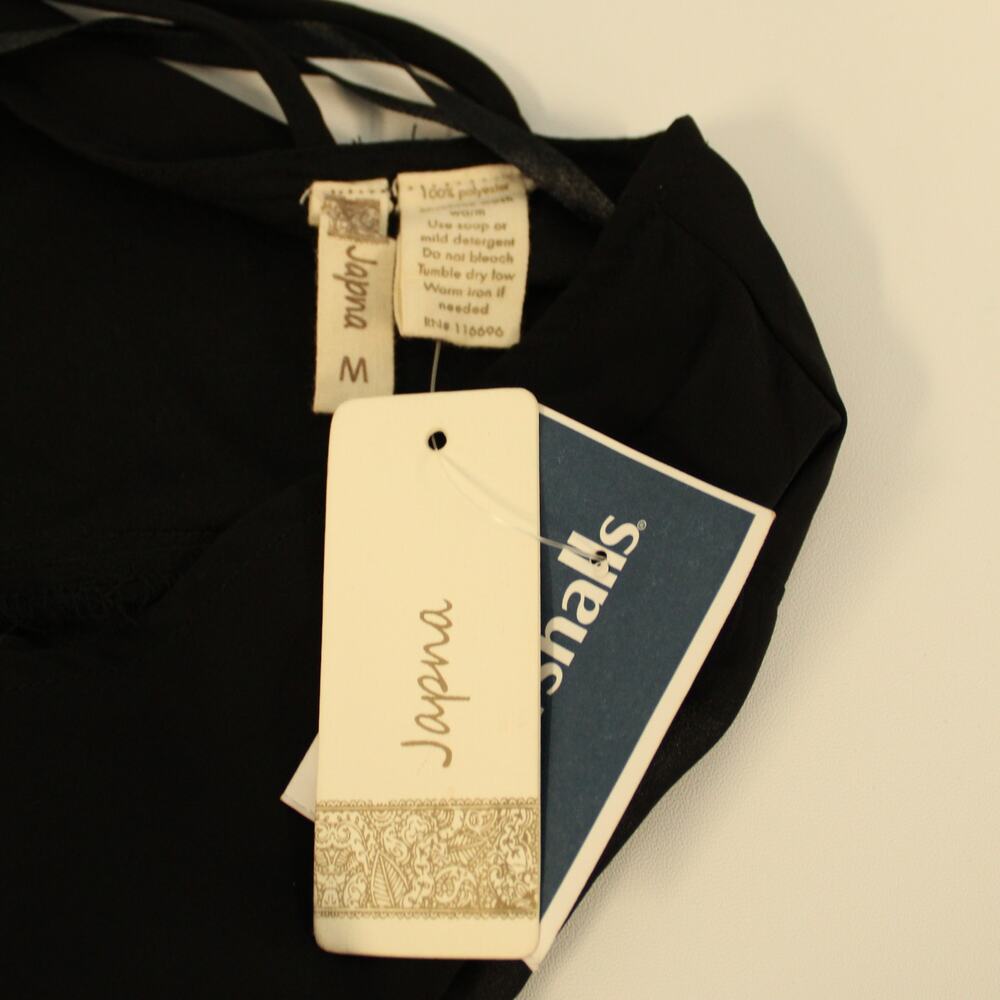 Japna Women’s Black Long Sleeve Top/Dress Sz Med NWT